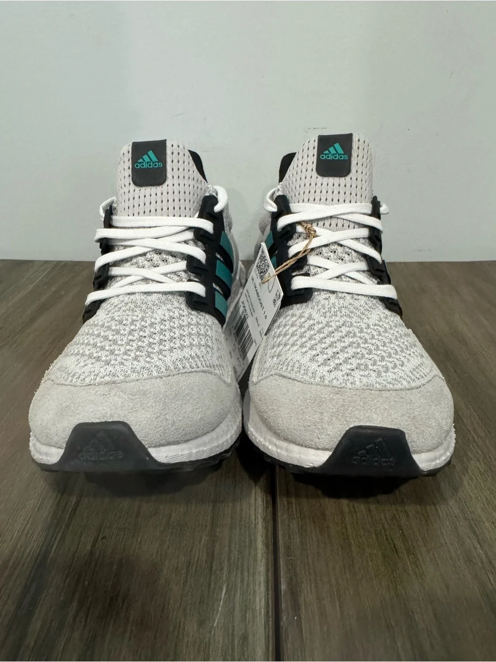 ADIDAS ULTRABOOST 1.0 WHITE PURE TEAL MEN RUNNING SHOES